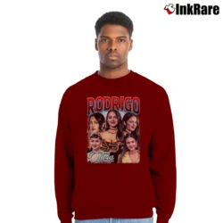 Men’s olivia rodrigo vintage style retro pop music Crewneck Sweatshirt in maroon | Cozy Fabric, Clean Style