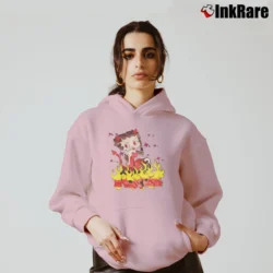 Women’s Omighty Worldwide Delivery Graphic Cozy Hoodie in light pink | Warm, Structured, Stylish