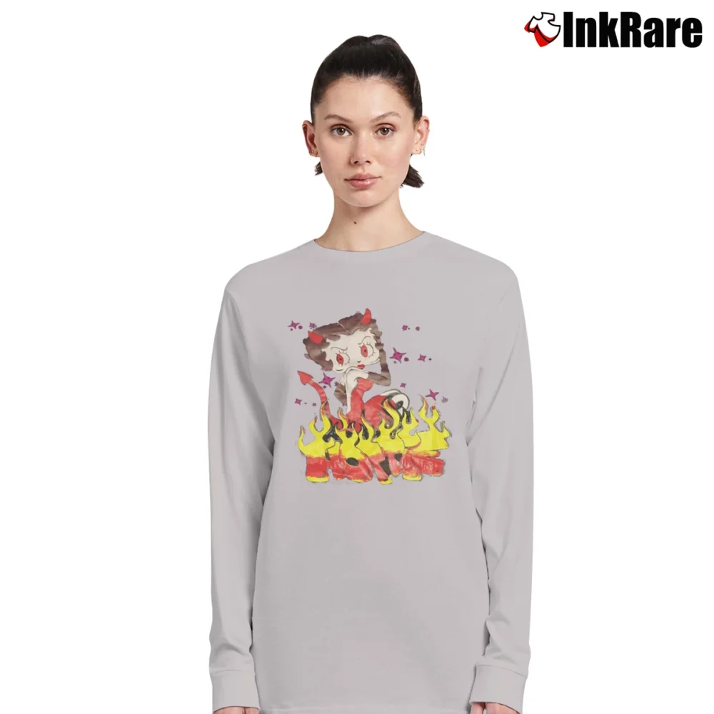 Women’s Omighty Worldwide Delivery Graphic Long-Sleeve Top in sport grey | Sleek, Versatile, All-Season