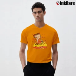 Men’s Omighty Worldwide Delivery Graphic V-Neck Tee in orange | Sharp, Breathable, Everyday Staple