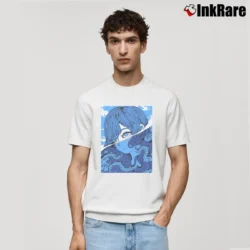 Men’s Omocat Underwater Classic T-Shirt in white | Soft, Breathable Everyday Wear