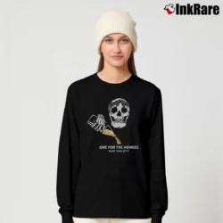 Women’s One For The Homies Quote Graphic Long-Sleeve Top in black | Sleek, Versatile, All-Season
