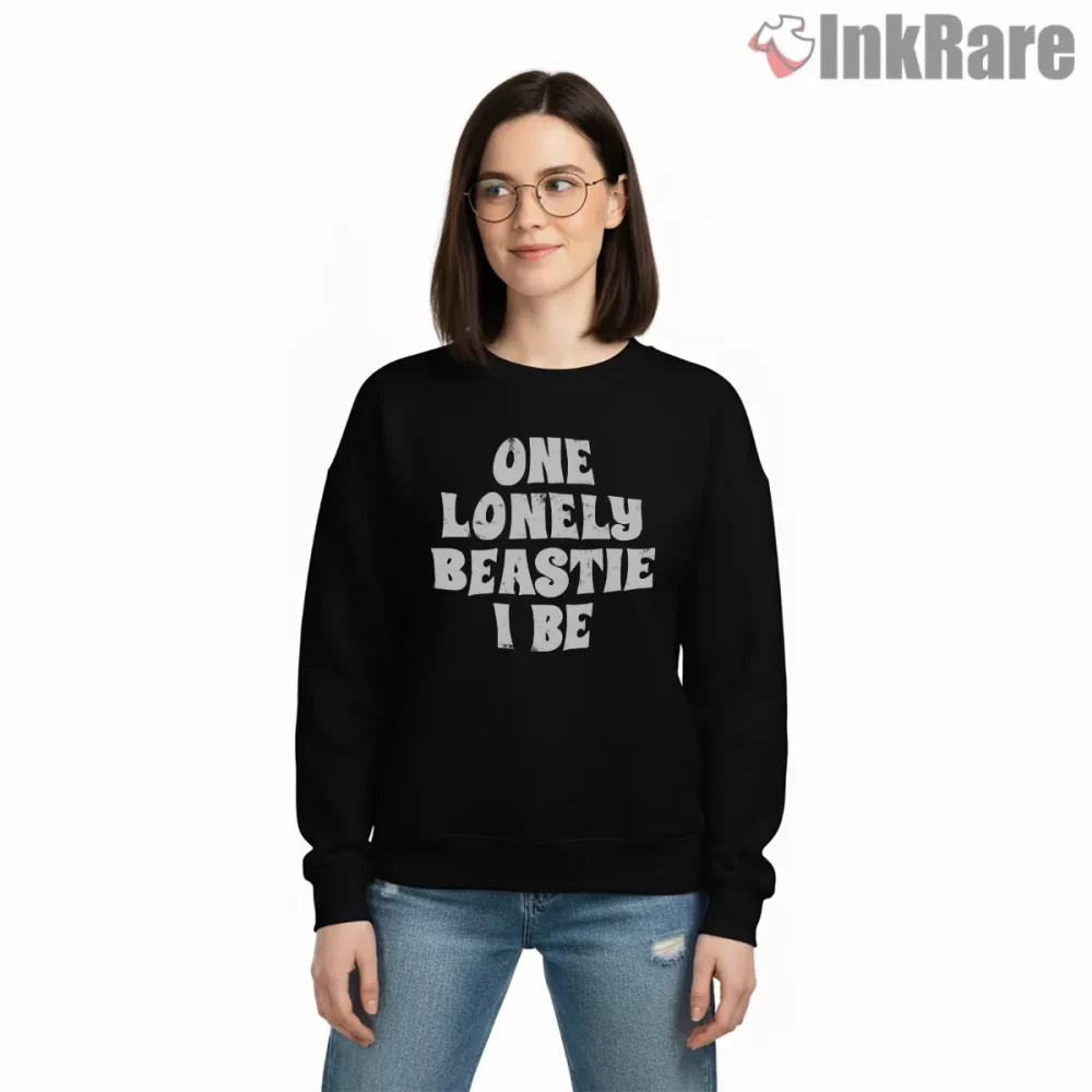 One Lonely Beastie I Be Bold Block Letter Shirt on graphic shirt for women graphic tee