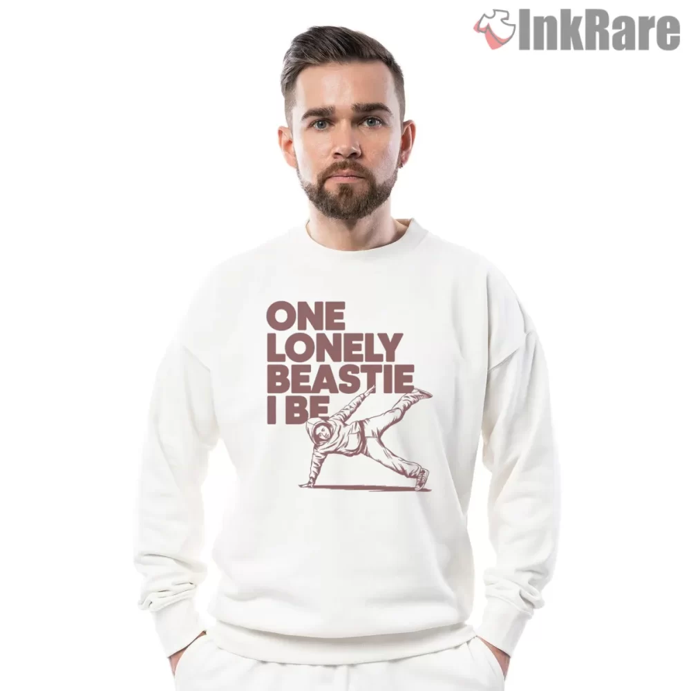 One Lonely Beastie I Be Dancing Pose Shirt on graphic shirt for men graphic tee