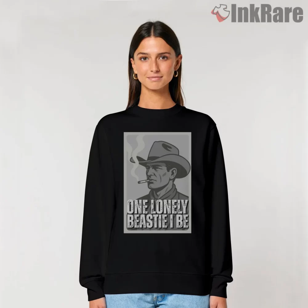 One Lonely Beastie I Be Western Cowboy Shirt on graphic shirt for women graphic tee