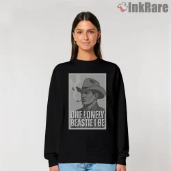 One Lonely Beastie I Be Western Cowboy Shirt on graphic shirt for women graphic tee