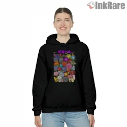 One Piece Devil Fruits Collection Anime Shirt on black hoodie for women graphic tee
