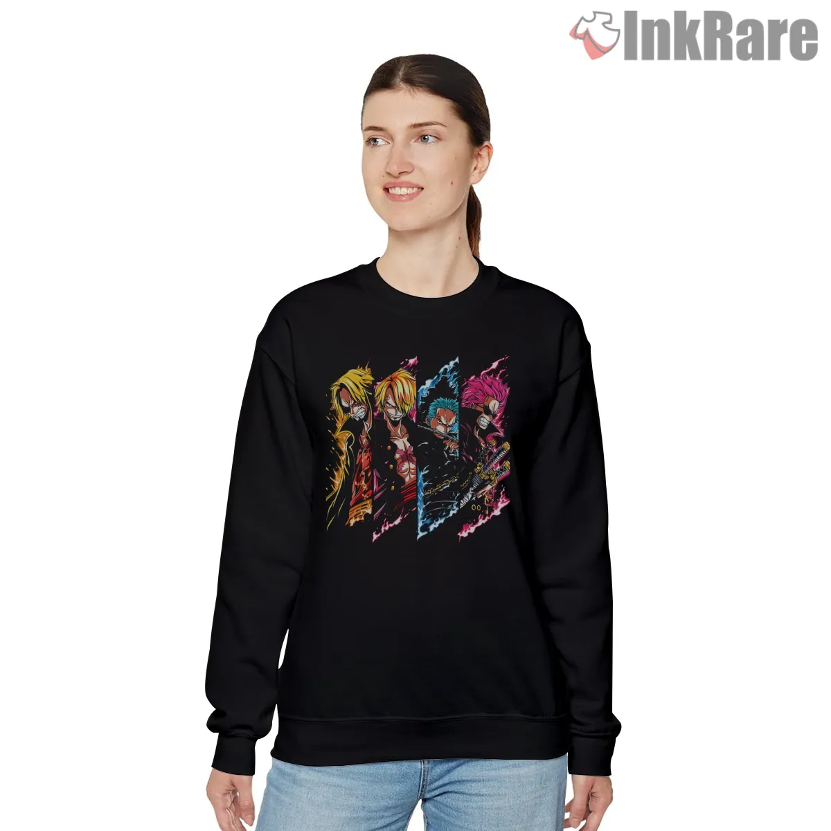 One Piece Elite Fighters Split Panel Anime Shirt One Piece Elite Fighters Split Panel Anime Shirt on graphic shirt for women graphic tee