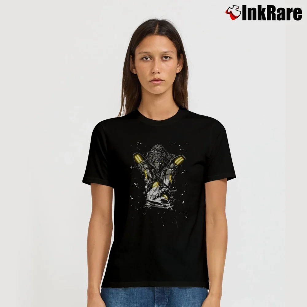Women’s One Punch Man Genos T-Shirt in black | Soft, Flattering Fit