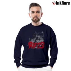 Men’s Oneohtrix Point Never Rifts Crewneck Sweatshirt in navy | Cozy Fabric, Clean Style