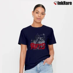 Women’s Oneohtrix Point Never Rifts Signature T-Shirt in navy | Soft, Flattering Fit