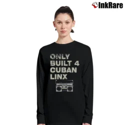 Women’s only built 4 cuban linx raekwon classic hip hop album Long-Sleeve Top in black | Sleek, Versatile, All-Season
