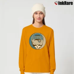 Women’s Orlando Magic Basketball Grateful Dead Steal Your Face for Music and Sports Fans Long-Sleeve Top in orange | Sleek, Versatile, All-Season