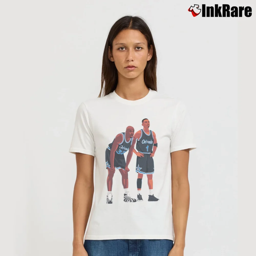 Women’s Orlando Shaq Penny Pic Signature T-Shirt in white | Soft, Flattering Fit