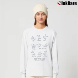 Women’s Oswald The Lucky Rabbit Disney Cartoon Long-Sleeve Top in white | Sleek, Versatile, All-Season