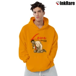 Men’s Otis Redding Love R Soul Pullover Hoodie in orange | Cozy, Durable, Modern Fit