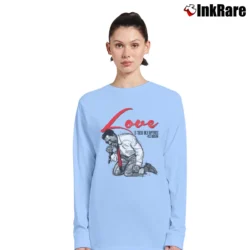 Women’s Otis Redding Love R Soul Long-Sleeve Top in light blue | Sleek, Versatile, All-Season
