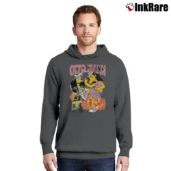 Men’s Otto Mann Simpsons Pullover Hoodie in charcoal | Cozy, Durable, Modern Fit