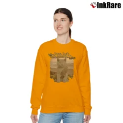 Women’s Outlander Adso The Cat Sassenach Relaxed Sweatshirt in orange | Soft, Laid-Back Vibe