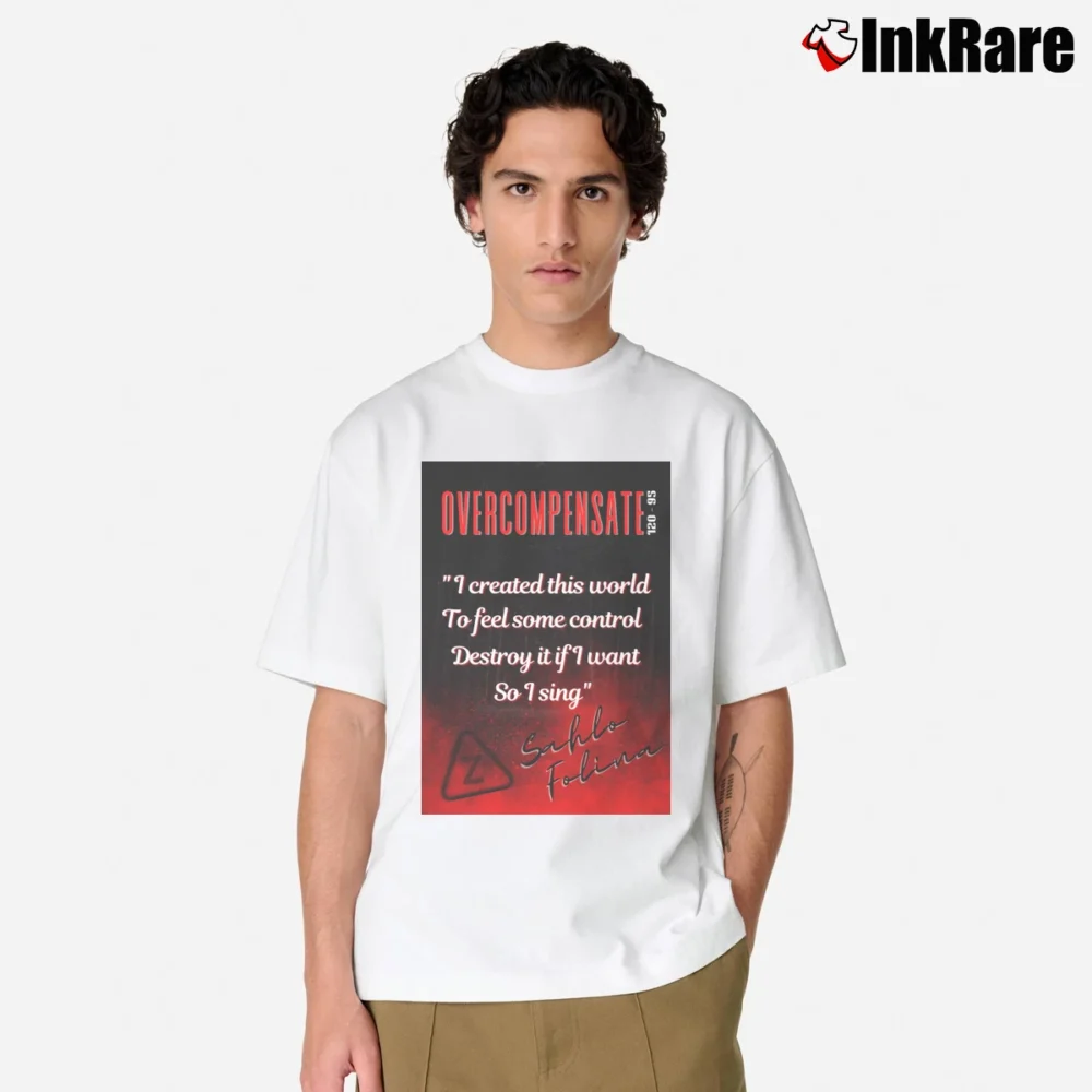 Men’s Overcompensate Twenty One Pilots Classic T-Shirt in white | Soft, Breathable Everyday Wear