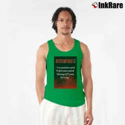 Men’s Overcompensate Twenty One Pilots Tank Top in irish green | Breathable, Active-Friendly Design