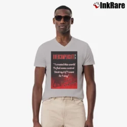 Men’s Overcompensate Twenty One Pilots V-Neck Tee in sport grey | Sharp, Breathable, Everyday Staple