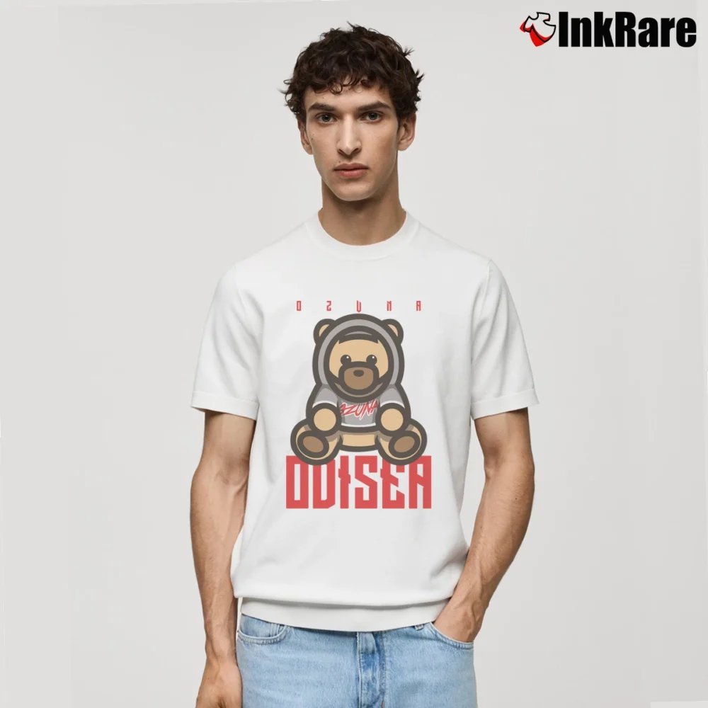 Men’s Ozuna Bear Graphic Classic T-Shirt in white | Soft, Breathable Everyday Wear