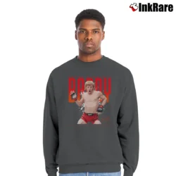 Men’s paddy pimblet the baddy for UFC Fans Crewneck Sweatshirt in charcoal | Cozy Fabric, Clean Style