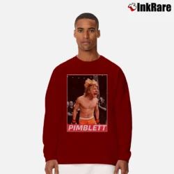 Men’s paddy pimblett for MMA and UFC Fans Long-Sleeve Shirt in maroon | Sleek, Lightweight, Year-Round Wear