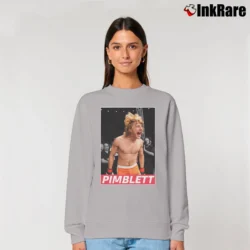 Women’s paddy pimblett for MMA and UFC Fans Relaxed Sweatshirt in sport grey | Soft, Laid-Back Vibe
