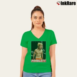 Women’s paddy pimblett for MMA and UFC Fans V-Neck Tee in irish green | Chic Neckline, Soft Texture