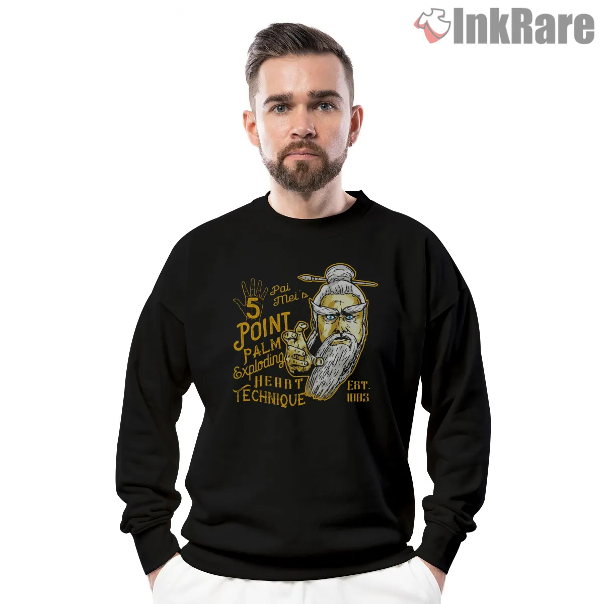 Pai Mei Five Point Palm Technique Vintage Illustration Shirt Pai Mei Five Point Palm Technique Vintage Illustration Shirt on graphic shirt for men graphic tee