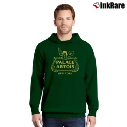 Men’s Palace Stella Artois Chalice Graphic Pullover Hoodie in forest green | Cozy, Durable, Modern Fit