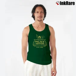 Men’s Palace Stella Artois Chalice Graphic Tank Top in forest green | Breathable, Active-Friendly Design