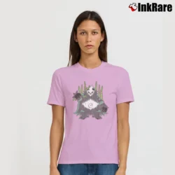 Women’s Pangoro Tiki Panda Graphic Signature T-Shirt in light pink | Soft, Flattering Fit