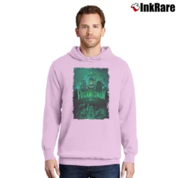 Men’s Paranorman Group Black Graphic Pullover Hoodie in light pink | Cozy, Durable, Modern Fit
