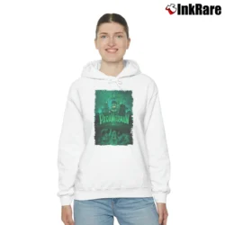 Women’s Paranorman Group Black Graphic Cozy Hoodie in white | Warm, Structured, Stylish