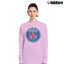 Women’s Paris Saint Germain Logo Long-Sleeve Top in light pink | Sleek, Versatile, All-Season