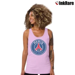 Women’s Paris Saint Germain Logo Tank Top in light pink | Lightweight, Movement-Friendly