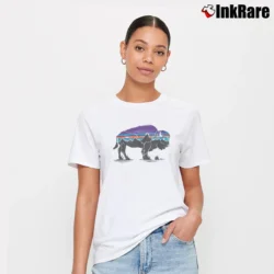 Women’s Patagonia Fitz Roy Bison Signature T-Shirt in white | Soft, Flattering Fit