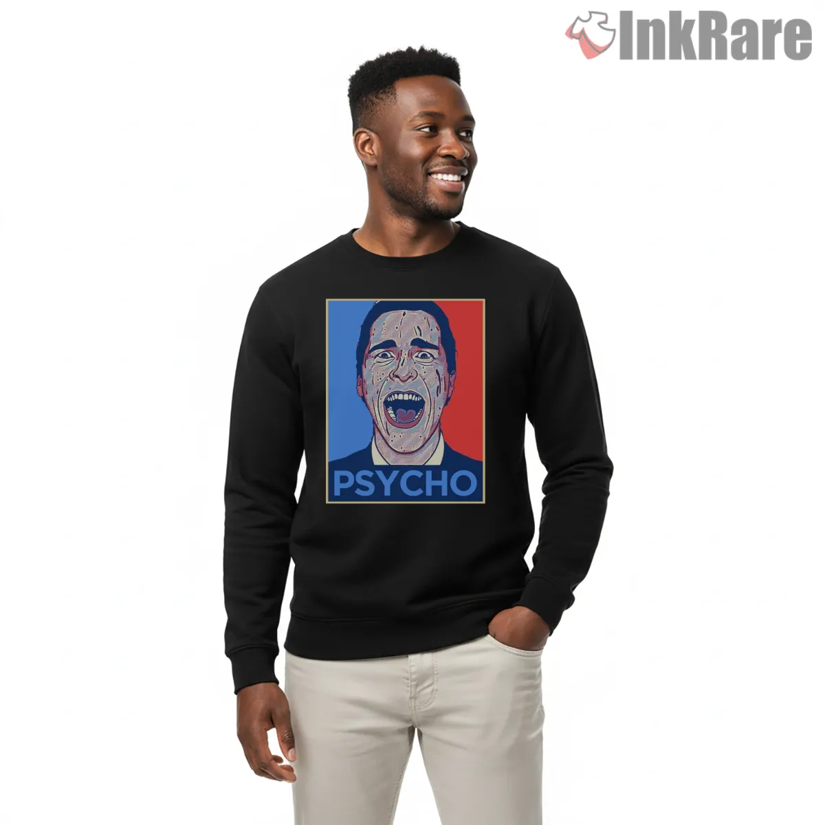 Patrick Bateman Pop Art Psycho Portrait Shirt Patrick Bateman Pop Art Psycho Portrait Shirt on graphic shirt for men graphic tee
