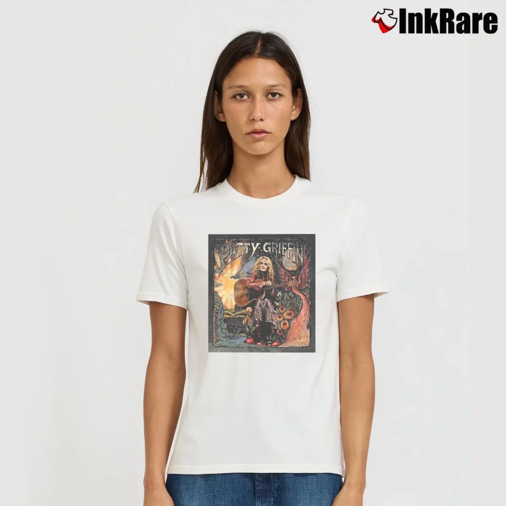Women’s Patty Griffin 2019 Spring Tour Signature T-Shirt in white | Soft, Flattering Fit