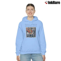 Women’s Paul Simon Graceland Cozy Hoodie in light blue | Warm, Structured, Stylish