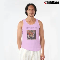 Men’s Paul Simon Graceland Tank Top in light pink | Breathable, Active-Friendly Design