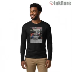 Pauls Boutique Street Photo Boombox Shirt on black long sleeve shirt for men graphic tee