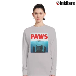 Women’s Paws Cat Jaws Cat Classic Long-Sleeve Top in sport grey | Sleek, Versatile, All-Season