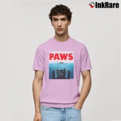Men’s Paws Cat Jaws Cat Classic Classic T-Shirt in light pink | Soft, Breathable Everyday Wear