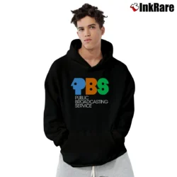 Men’s PBS Retro Logo Pullover Hoodie in black | Cozy, Durable, Modern Fit