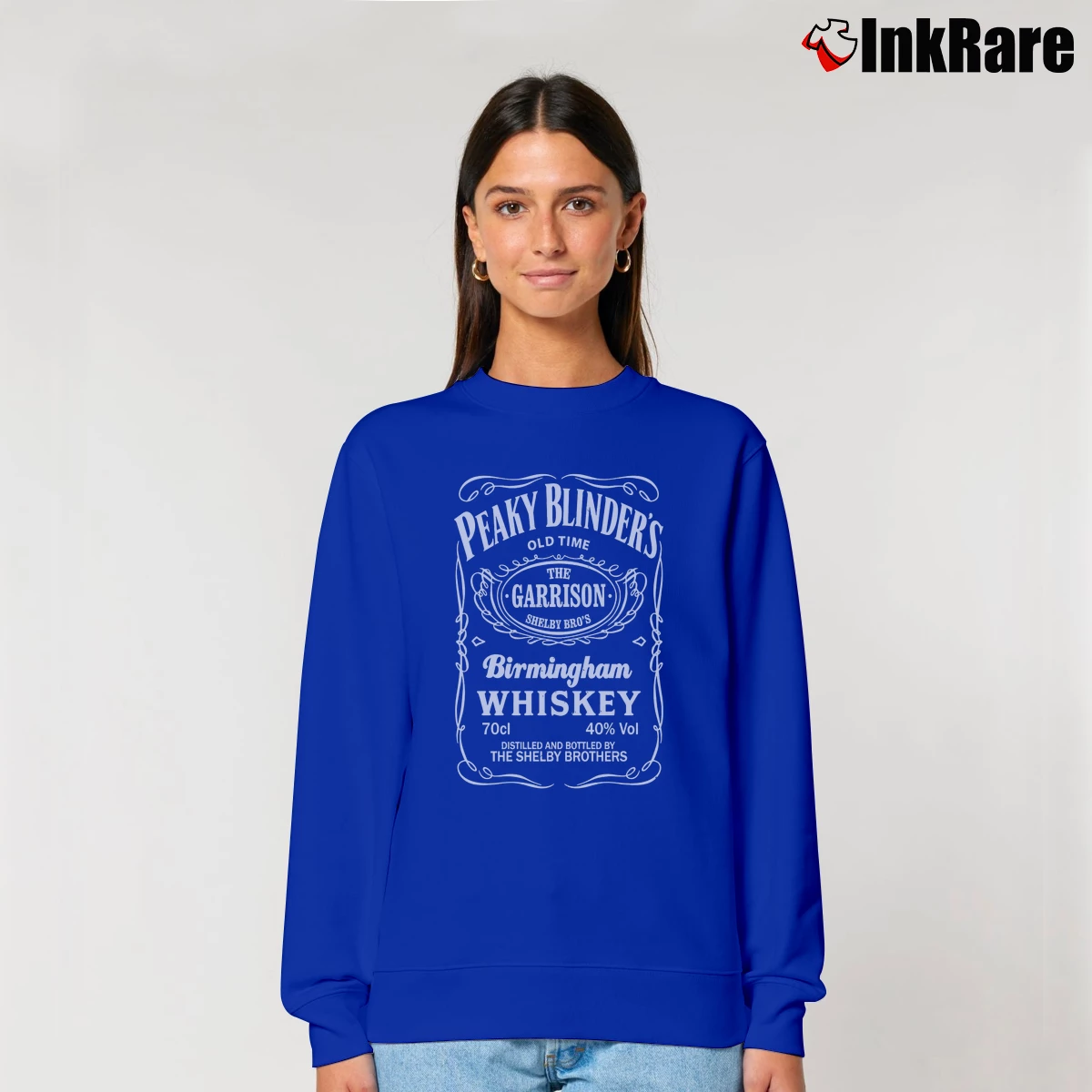 Peaky Blinders Garrison Women’s Relaxed Sweatshirt in royal blue – Cozy Casual Women’s Peaky Blinders Garrison Relaxed Sweatshirt in royal blue | Soft, Laid-Back Vibe