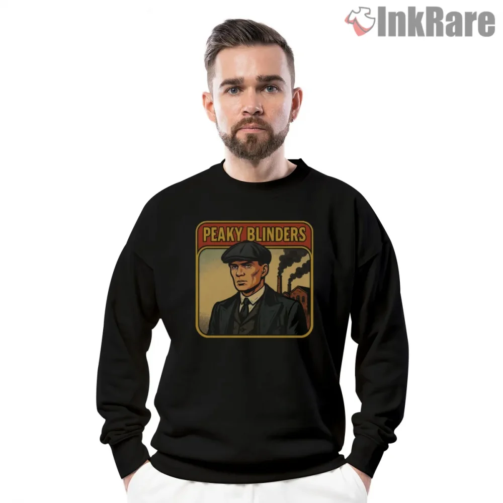 Peaky Blinders Tommy Shelby Vintage Comic Poster Shirt on graphic shirt for men graphic tee